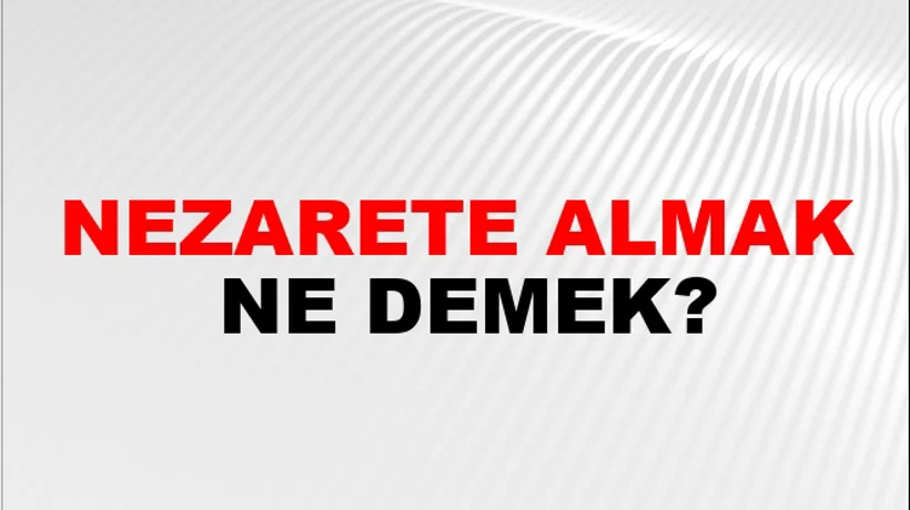 Nezarete Almak Nezarete Almak