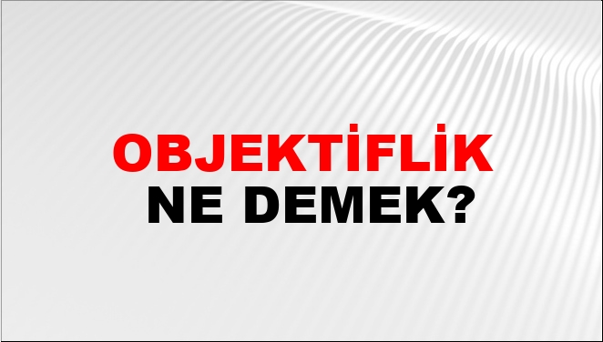Objektiflik