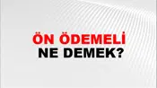 Ön Ödemeli