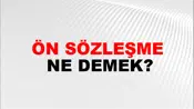Ön Sözleşme
