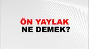 Ön Yaylak