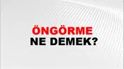 Öngörme