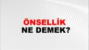 Önsellik