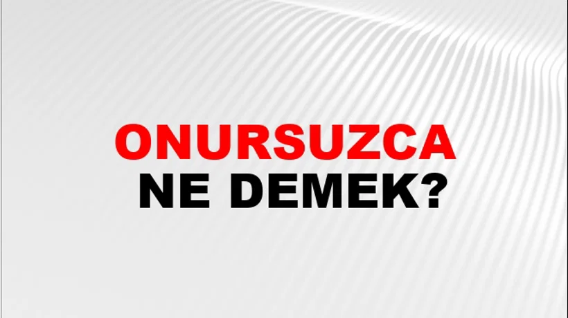 Onursuzca Onursuzca