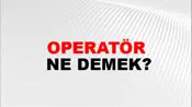 Operatör