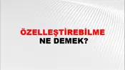 Özelleştirebilme