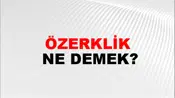 Özerklik