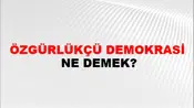 Özgürlükçü Demokrasi