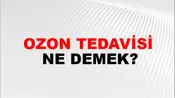 Ozon Tedavisi