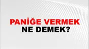 Paniğe Vermek
