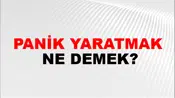 Panik Yaratmak