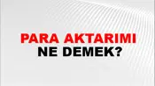Para Aktarımı