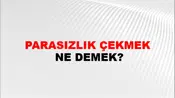 Parasızlık Çekmek