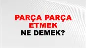 Parça Parça Etmek