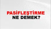 Pasifleştirme