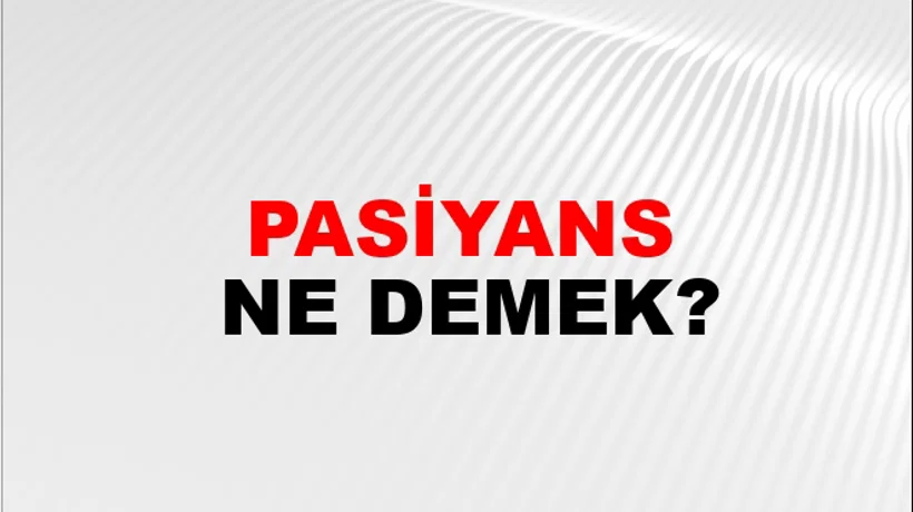Pasiyans Pasiyans