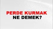 Perde Kurmak