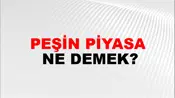 Peşin Piyasa