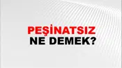 Peşinatsız