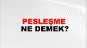 Pesleşme
