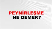 Peynirleşme