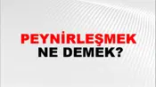 Peynirleşmek