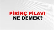 Pirinç Pilavı