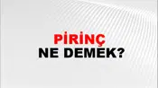Pirinç
