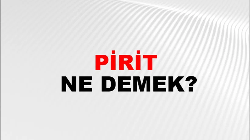 Pirit Pirit
