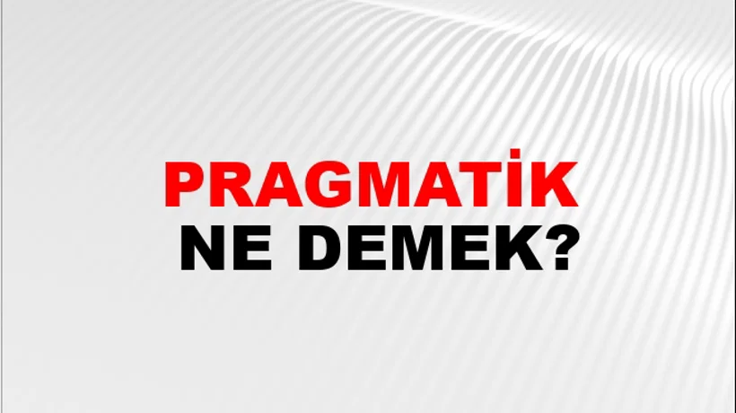 Pragmatik Pragmatik