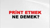 Print Etmek