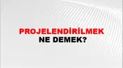 Projelendirilmek