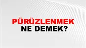 Pürüzlenmek