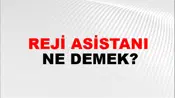 Reji Asistanı