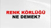 Renk Körlüğü