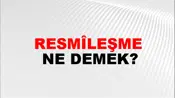 Resmîleşme