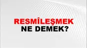 Resmîleşmek