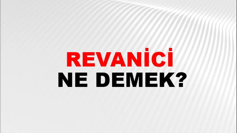 Revanici Revanici