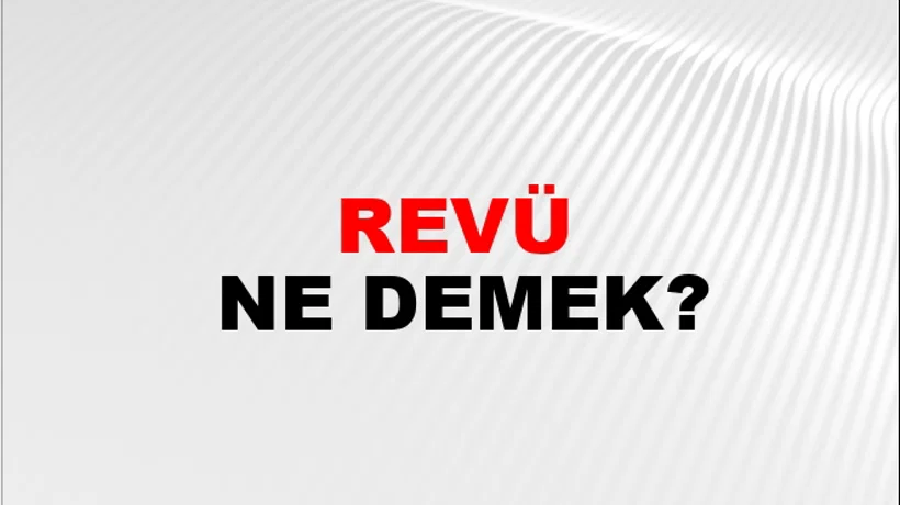 Revü Revü