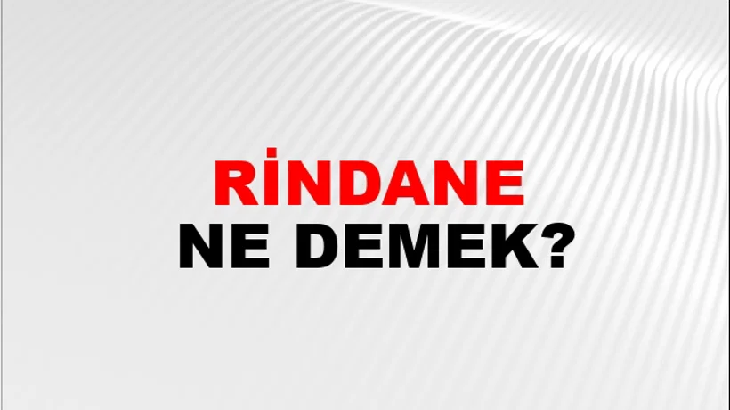 Rindane Rindane