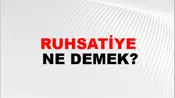 Ruhsatiye