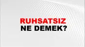 Ruhsatsız