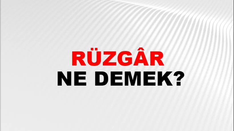 Rüzgâr Rüzgâr
