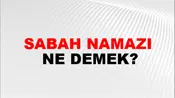 Sabah Namazı