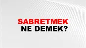 Sabretmek