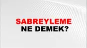 Sabreyleme
