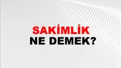 Sakimlik