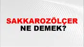 Sakkarozölçer