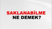 Saklanabilme