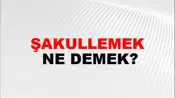 Şakullemek